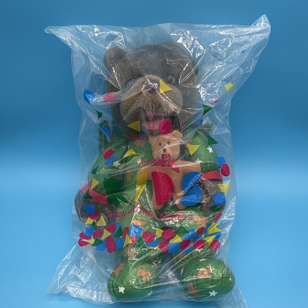 Vintage 1993 Avon Bedtime Teddies Talking Teddy Bear Sealed New Old Stock